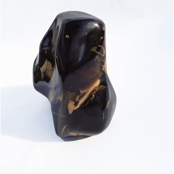 100% Real Amber, Natural Sumatra Amber, Polished Amber Fossilized Stone, 780 gr - Picture 5 of 9